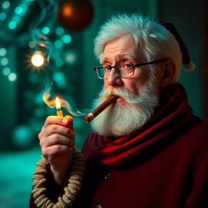 Le petit Noël de Blue Smoke, vin chaud et un cigare offert